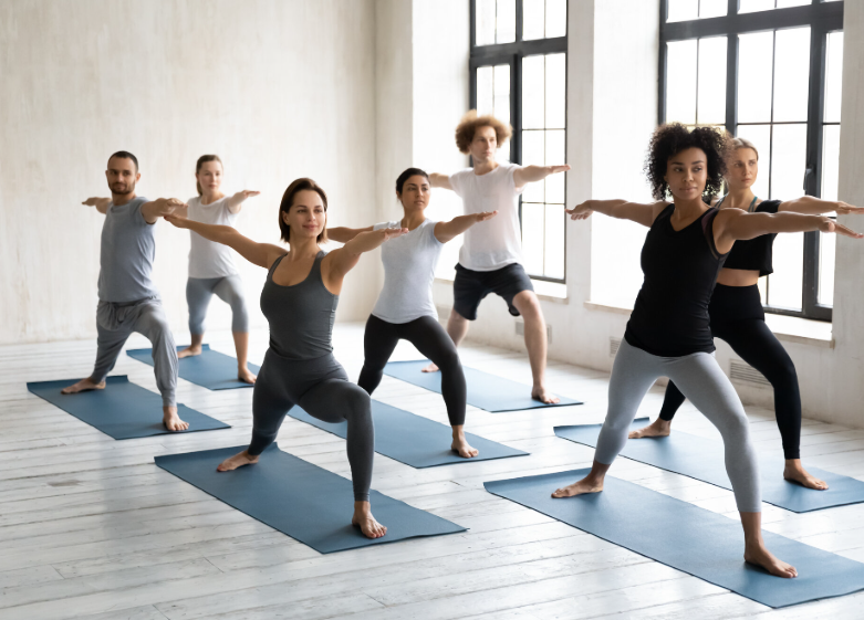 Athlete holding a side plank progression for core strength